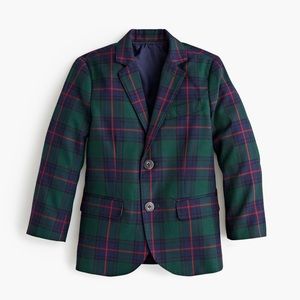 J crew crewcuts boys Ludlow blazer in blackwatch plaid, Size 12